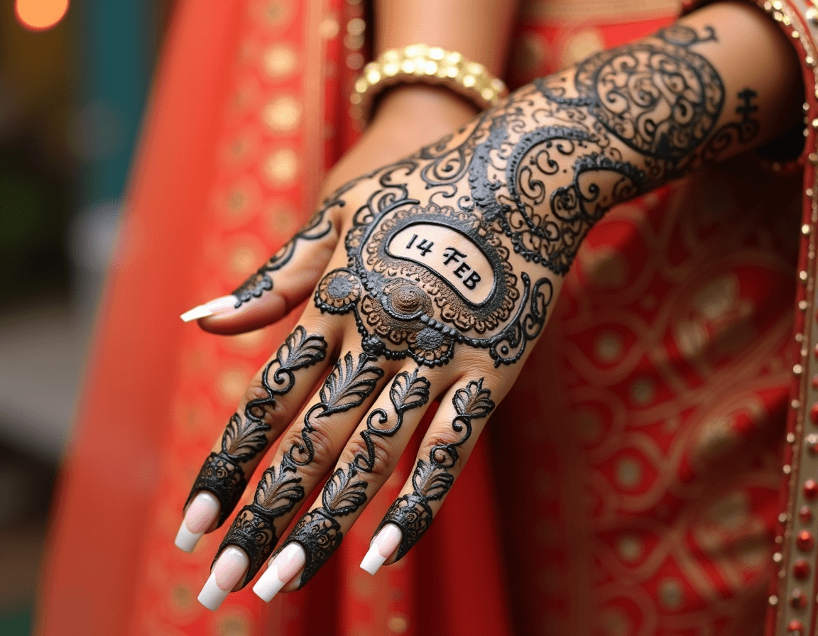 Name Bridal Mehndi Design