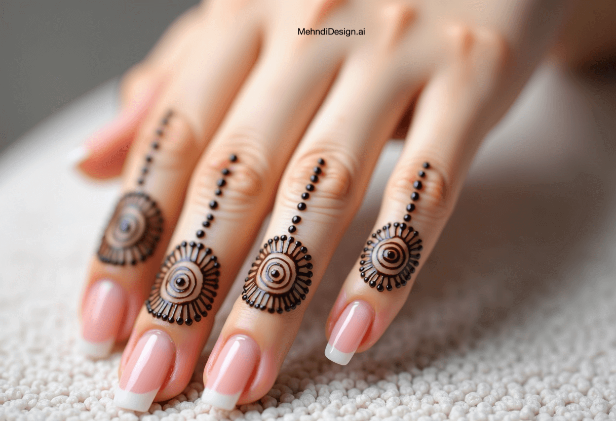 Floral Finger Tips