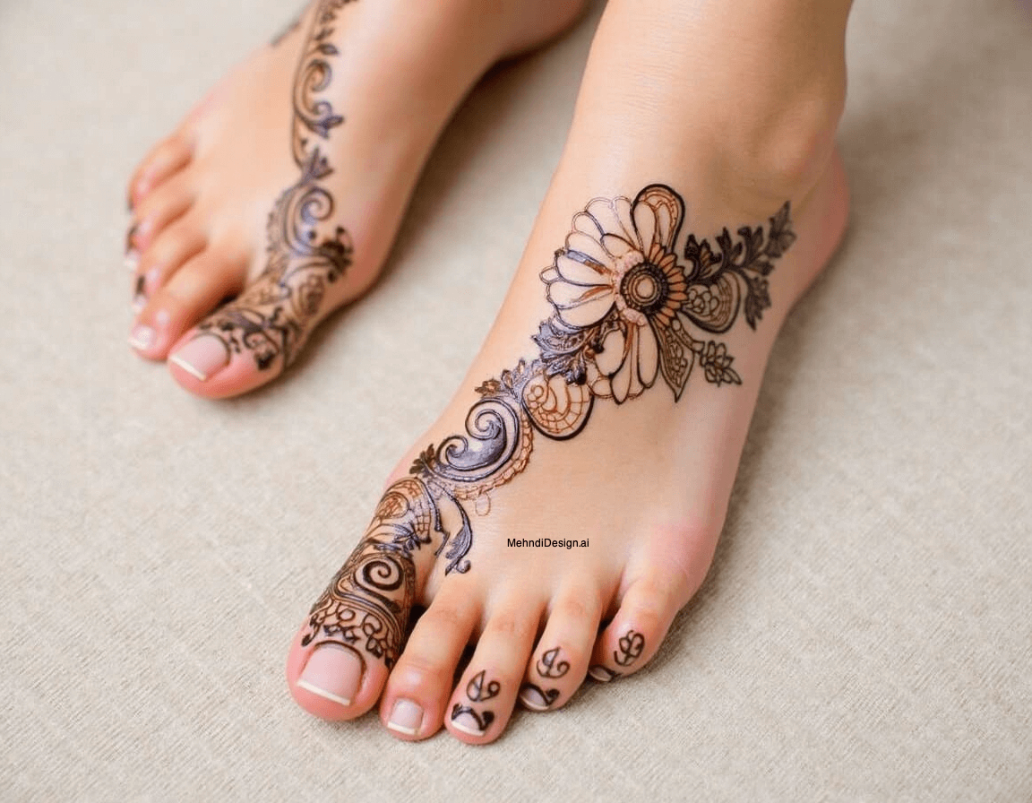 Stylish Mehndi Design