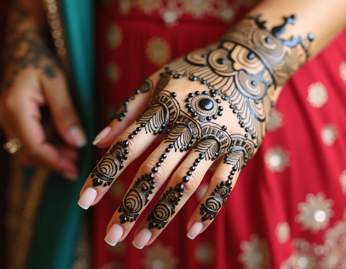 Royal Front Hand Mehndi Design