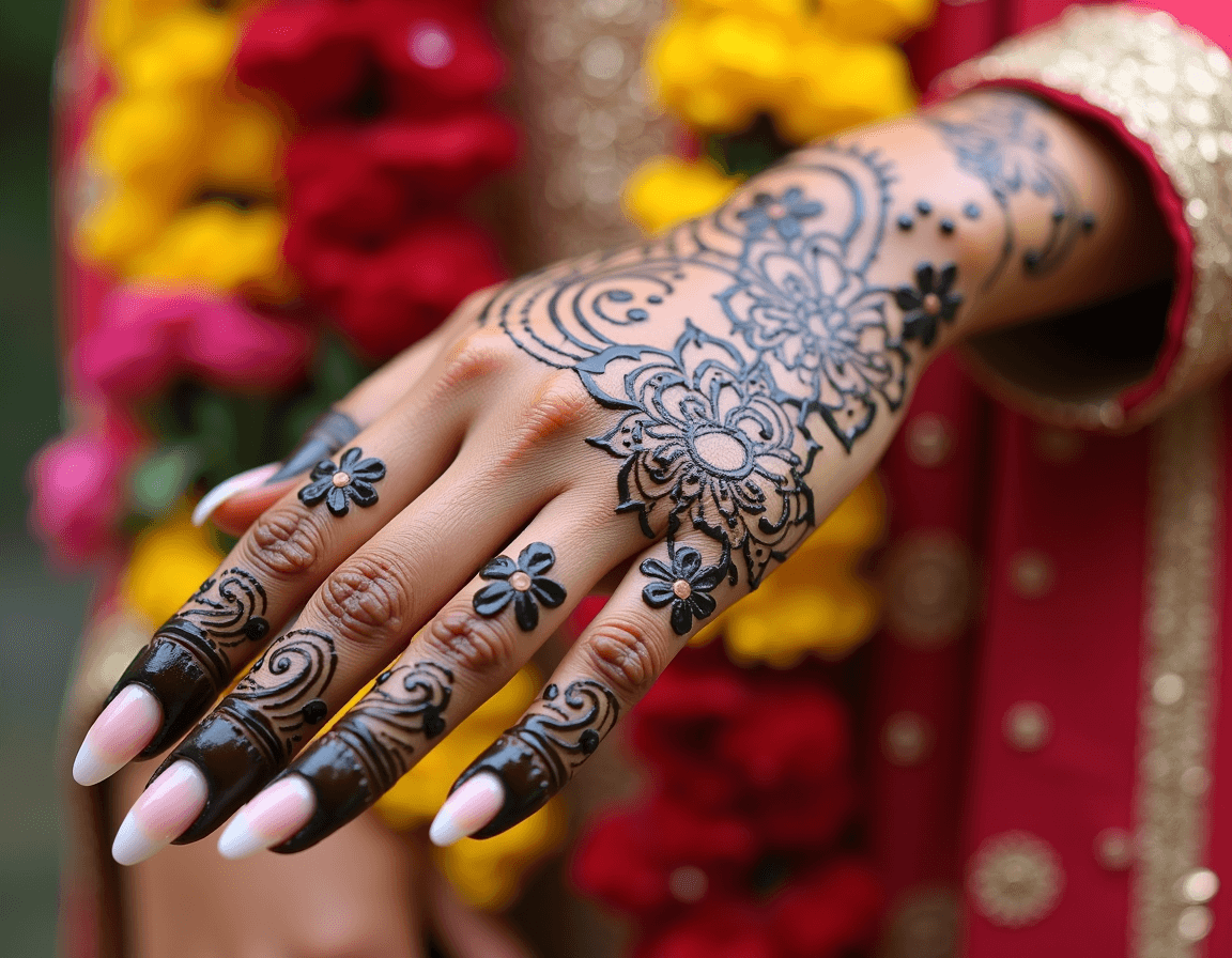 Arabic Bridal Mehndi Design