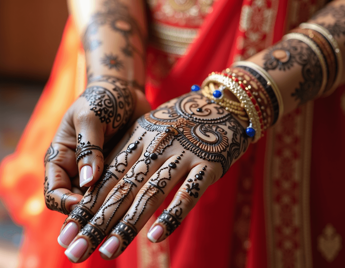 Classic Bridal Full Hand Mehndi Design